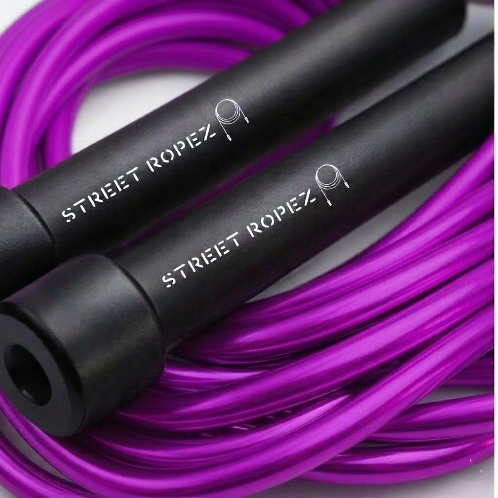 Street Ropez Royalty Double Dutch Jump Ropes (Set of 2) – 14 ft, Heavy-Weight, Tangle-Free, No Doubling Needed, Perfect for Beginners & Pros + Bonus Storage Bag
