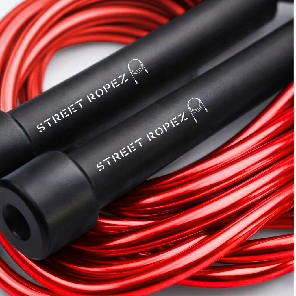 Street Ropez Royalty Double Dutch Jump Ropes (Set of 2) – 14 ft, Heavy-Weight, Tangle-Free, No Doubling Needed, Perfect for Beginners & Pros + Bonus Storage Bag