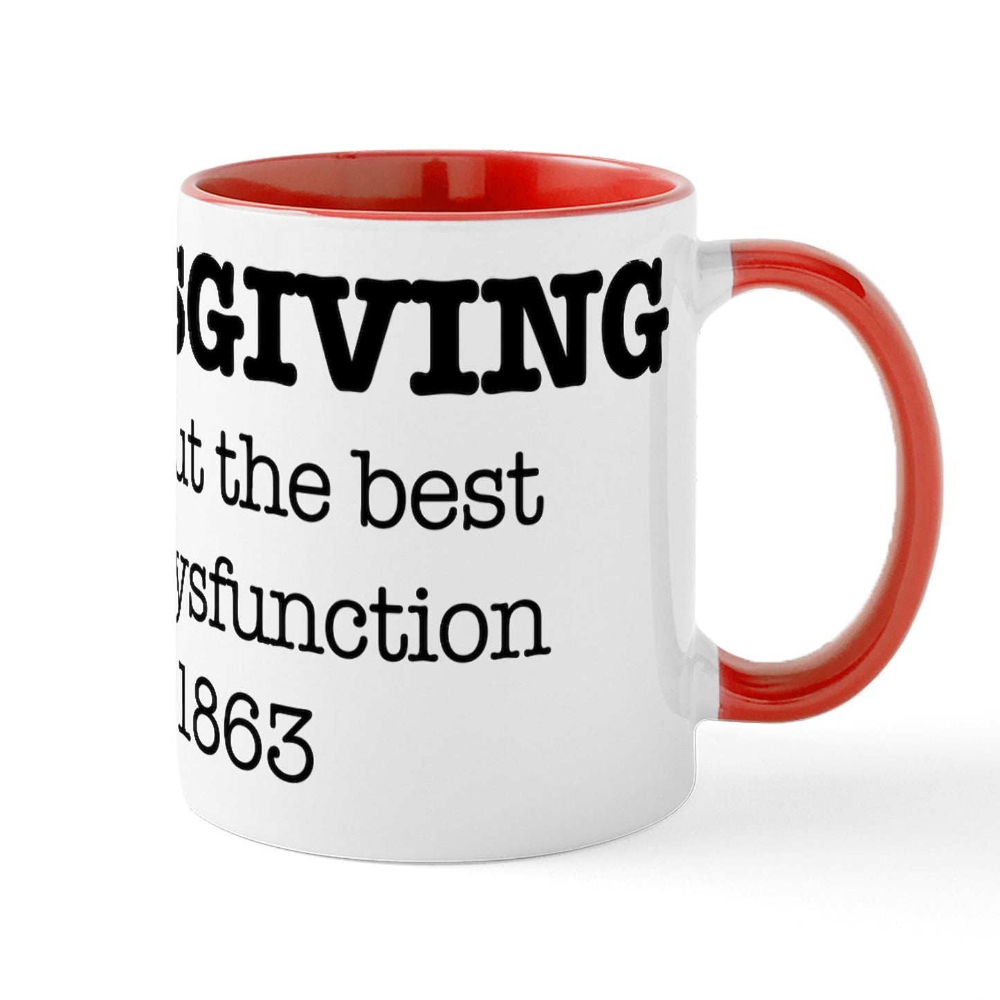 CafePress Happy Thanksgiving Turkey Mugs 11 oz (325 ml) Ceramic Coffee Mug