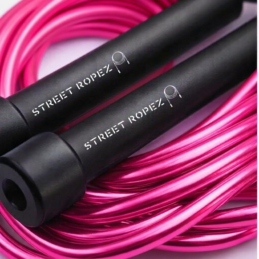 Street Ropez Royalty Double Dutch Jump Ropes (Set of 2) – 14 ft, Heavy-Weight, Tangle-Free, No Doubling Needed, Perfect for Beginners & Pros + Bonus Storage Bag