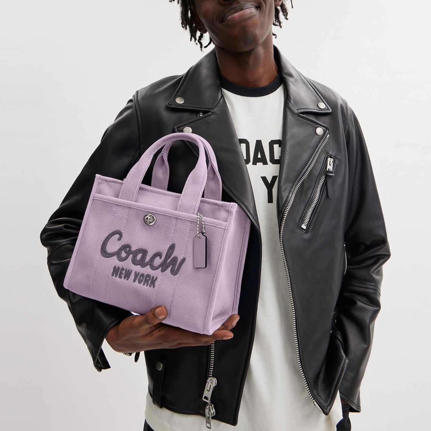 COACH Women's Camo Printed Canvas Cargo Tote 26