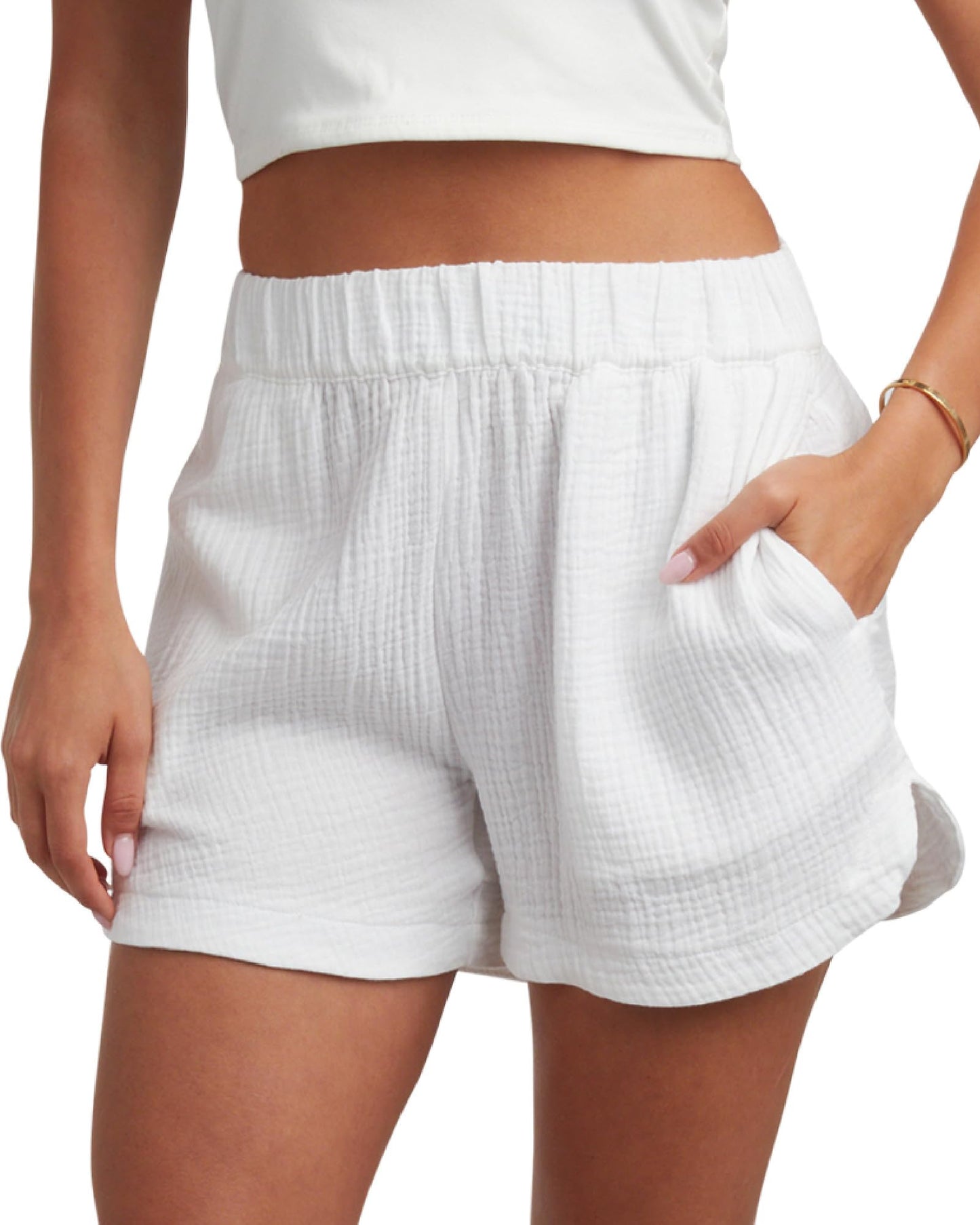 Spyder Womens Shorts - Lightweight Breathable Woven Pull On Shorts for Women with Side Pockets for Casual Daily Wear