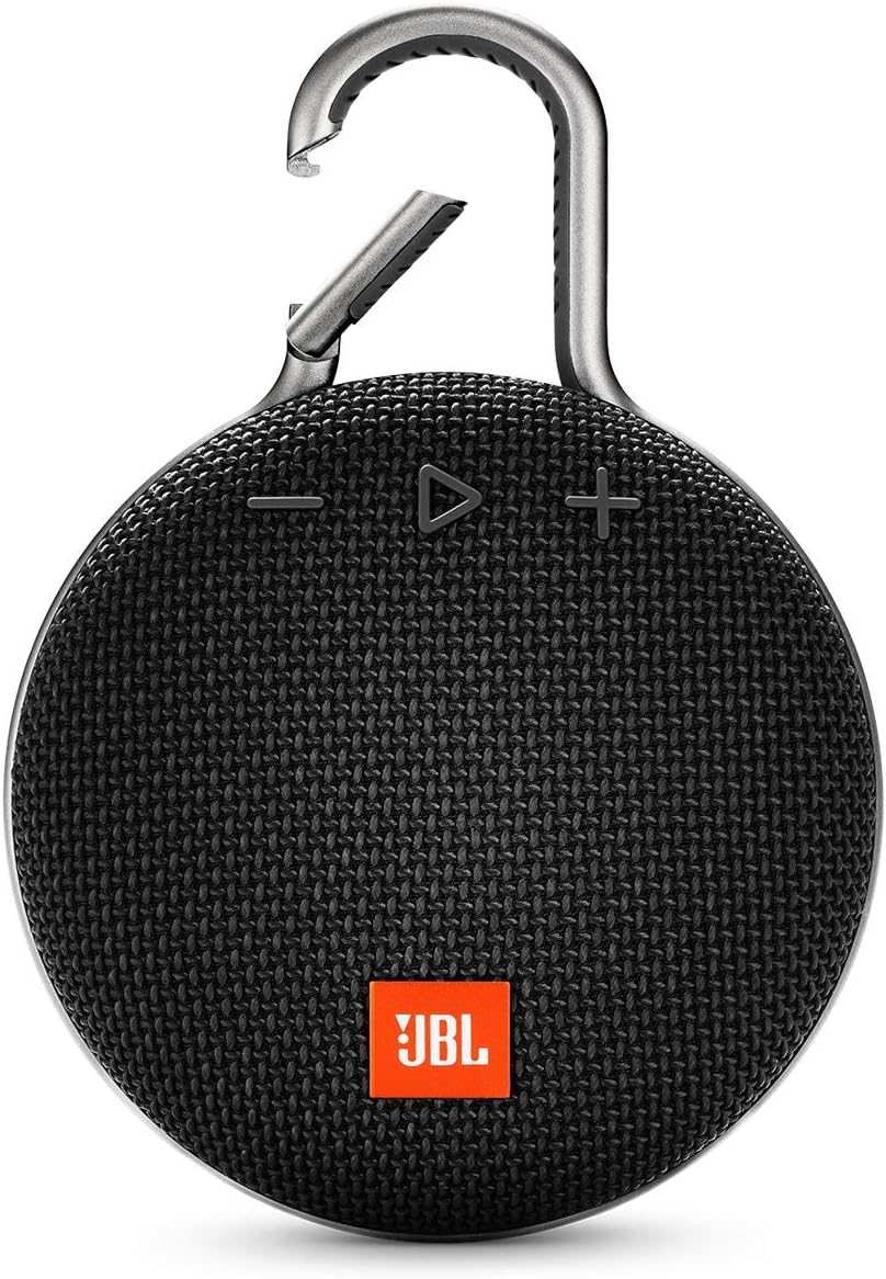 JBL Clip 3, Blue - Waterproof, Durable & Portable Bluetooth Speaker - Up to 10 Hours of Play - Includes Noise-Cancelling Speakerphone & Wireless Streaming