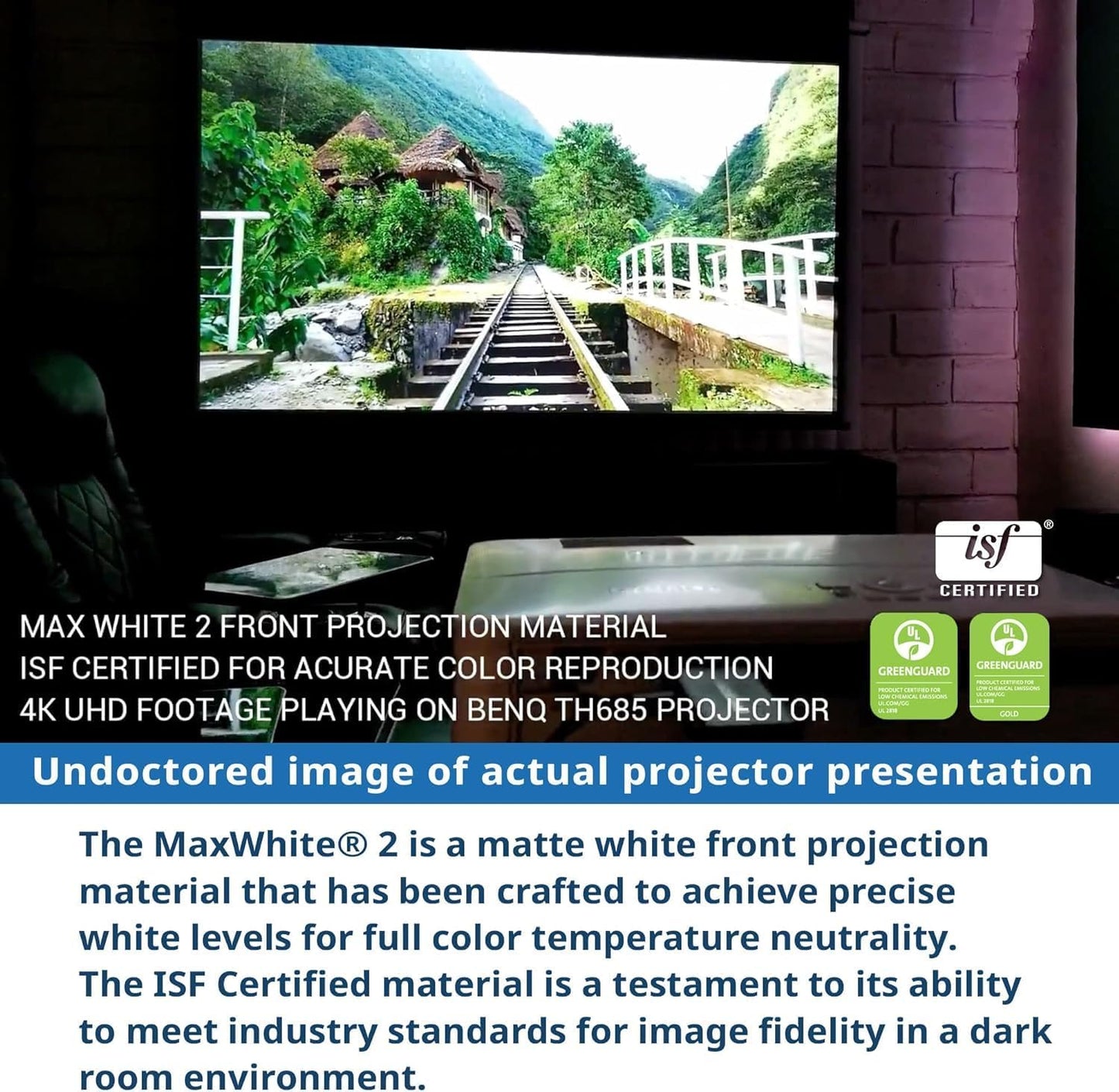 Projector Screen Elite Screens Spectrum RC1 Remote, 180-INCH Diag 16:9, Motorized Projection Screen Movie Home Theater 4K/8K Ultra HD Ready, ELECTRIC180H2