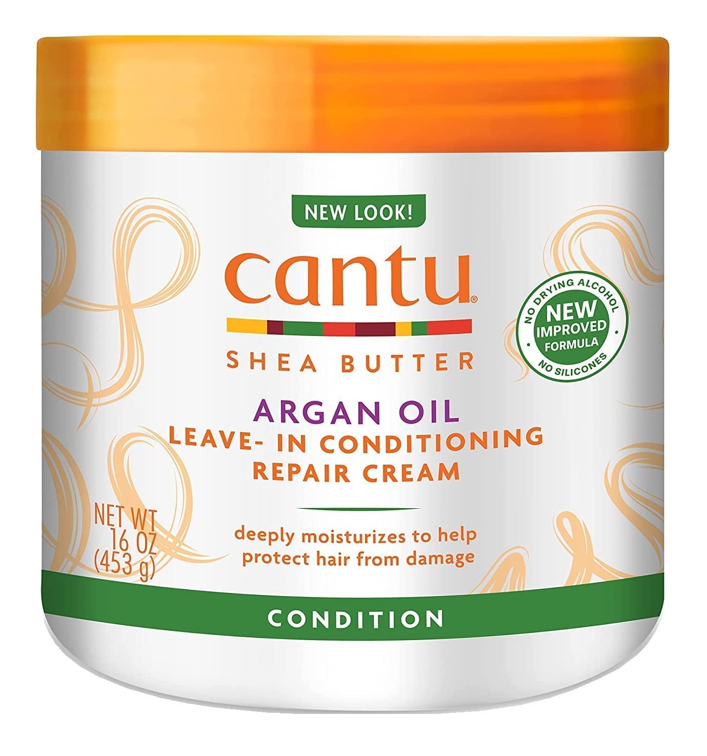 Cantu Leave-In Conditioning Repair Cream with Argan Oil, 16 oz