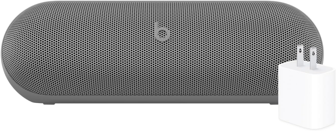 Beats Pill - Portable Bluetooth Speaker- Up to 24H Battery Life, Water Resistant, Bluetooth, Apple & Android Compatible, Seriously Loud Sound for Home, Outdoor and Travel- Champagne Gold