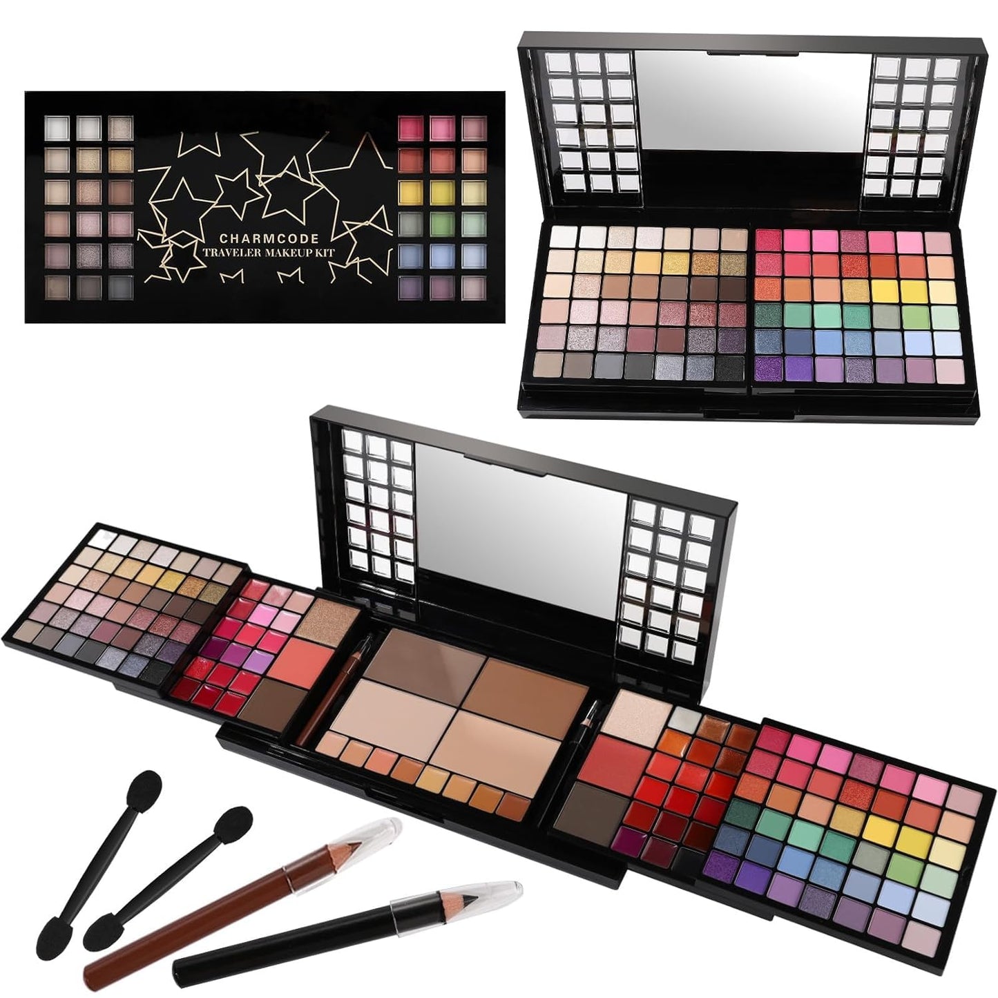 Professional All in One Makeup Kit for Women Full Kit,186 Colors Make Up Palette Valentine's Gift Set, Including Eyeshadow,Lip Gloss,Concealer,Highlighter,Contour,Brow Powder,Mascara,Blush & Brush