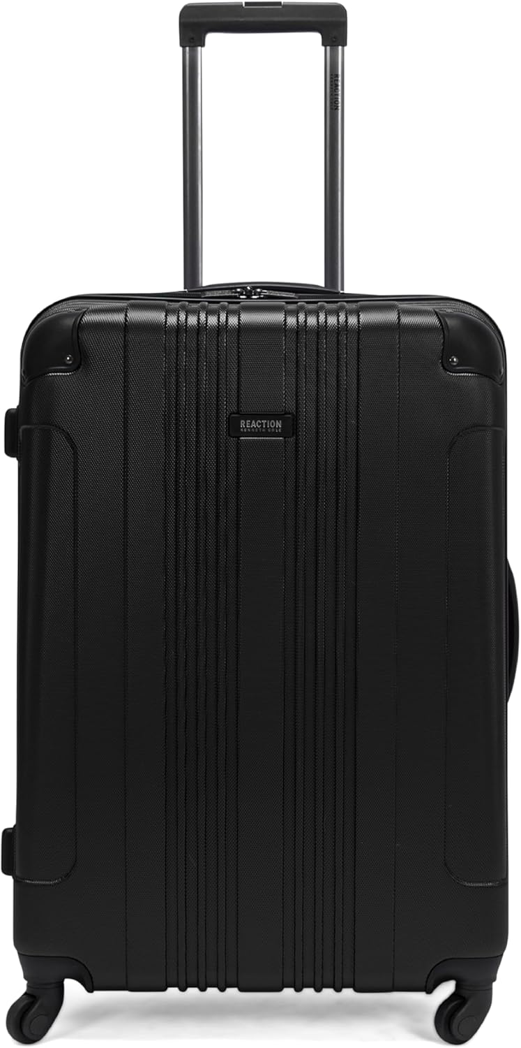 Kenneth Cole REACTION Out of Bounds Lightweight Hardshell 4-Wheel Spinner Luggage, Rose Gold, 2-Piece Set (20" & 28")