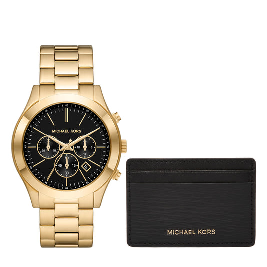 Michael Kors Oversized Slim Runway Men's Watch, Stainless Steel Watch for Men