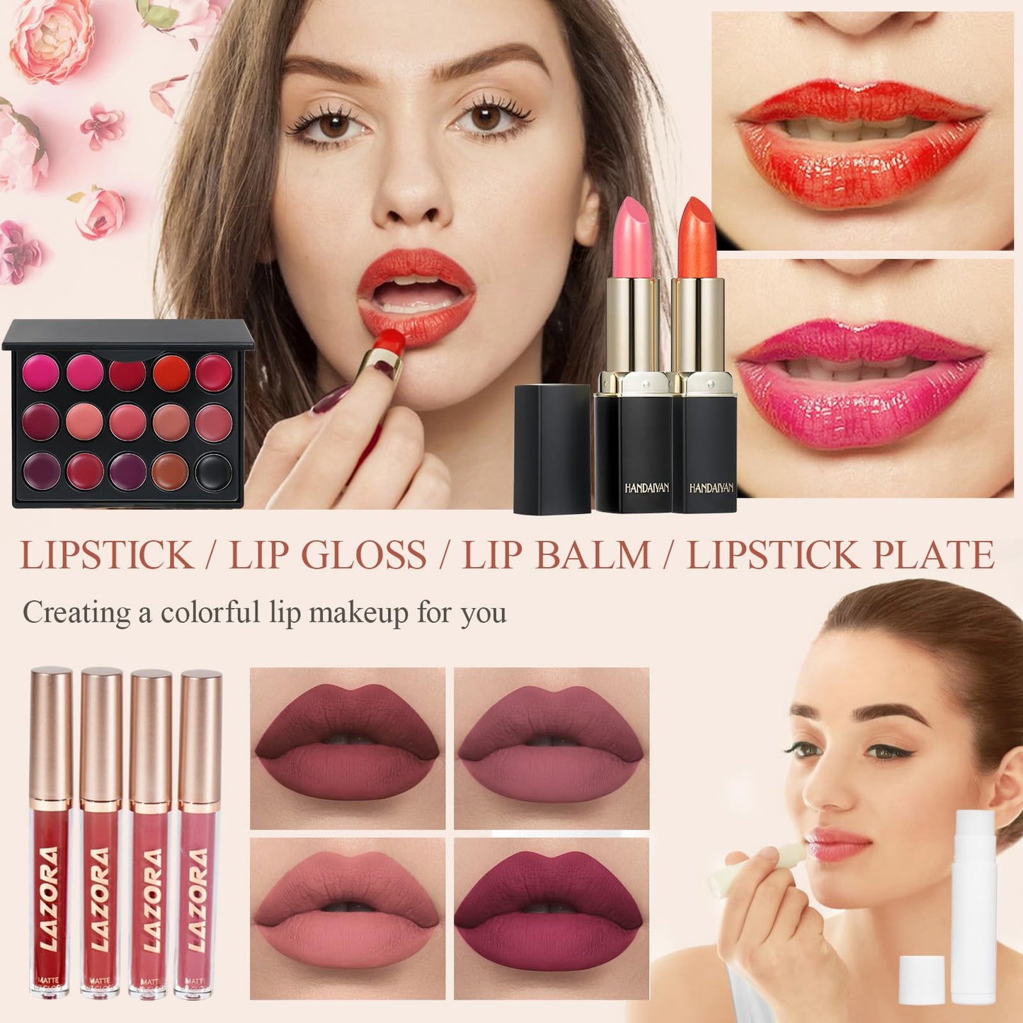 All-in-One Makeup Kit - Multi-Purpose Eyeshadow Palette, Concealer & Foundation - Portable Women's Full Makeup Kit