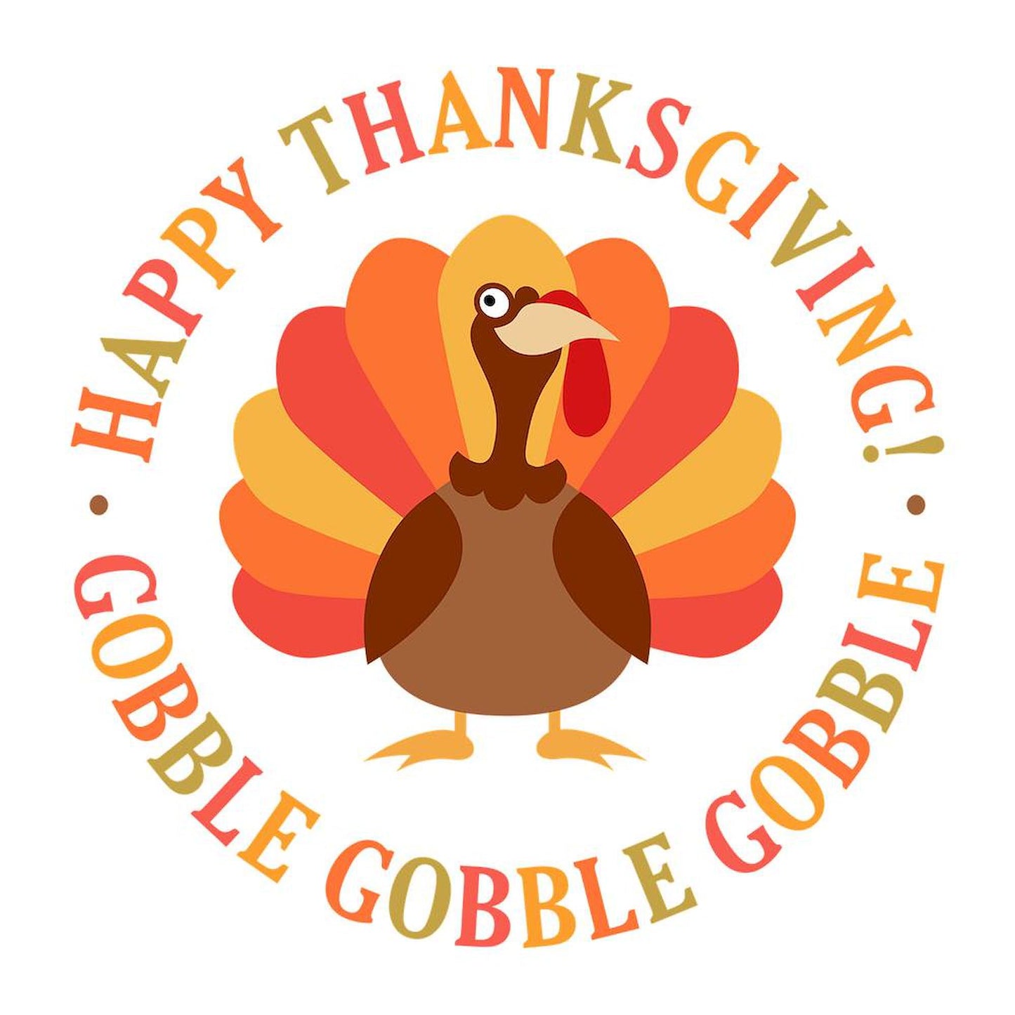 CafePress Happy Thanksgiving Turkey Mugs 11 oz (325 ml) Ceramic Coffee Mug