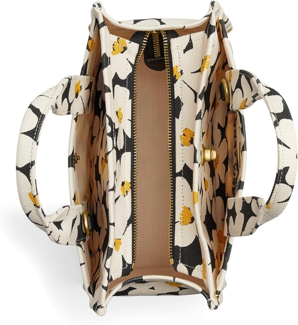 COACH Women's Camo Printed Canvas Cargo Tote 26