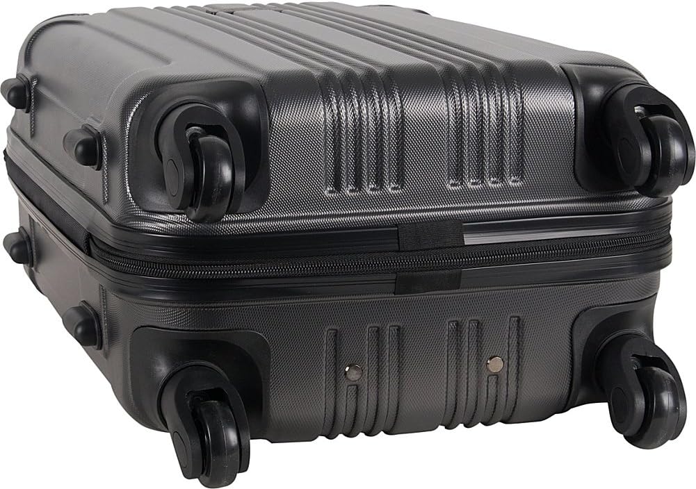 Kenneth Cole REACTION Out of Bounds Lightweight Hardshell 4-Wheel Spinner Luggage, Rose Gold, 2-Piece Set (20" & 28")