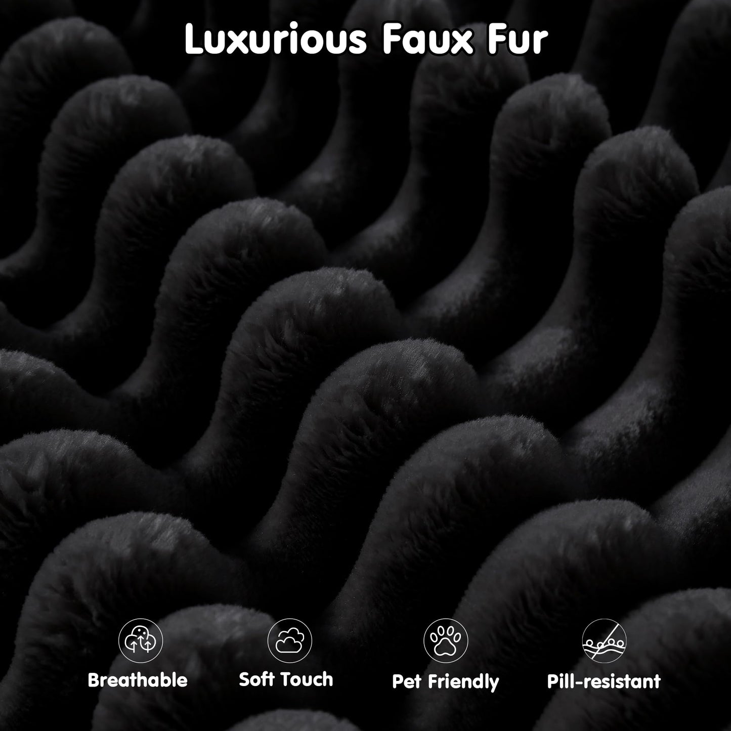 ovios 104" Cloud Sectional Couch with L-Shape Chaise,Modern Modular Sofa with Deep Seat, Upholstered Couches for Living Room Bedroom,No Assembly Required, Black (Corduroy Fabric)