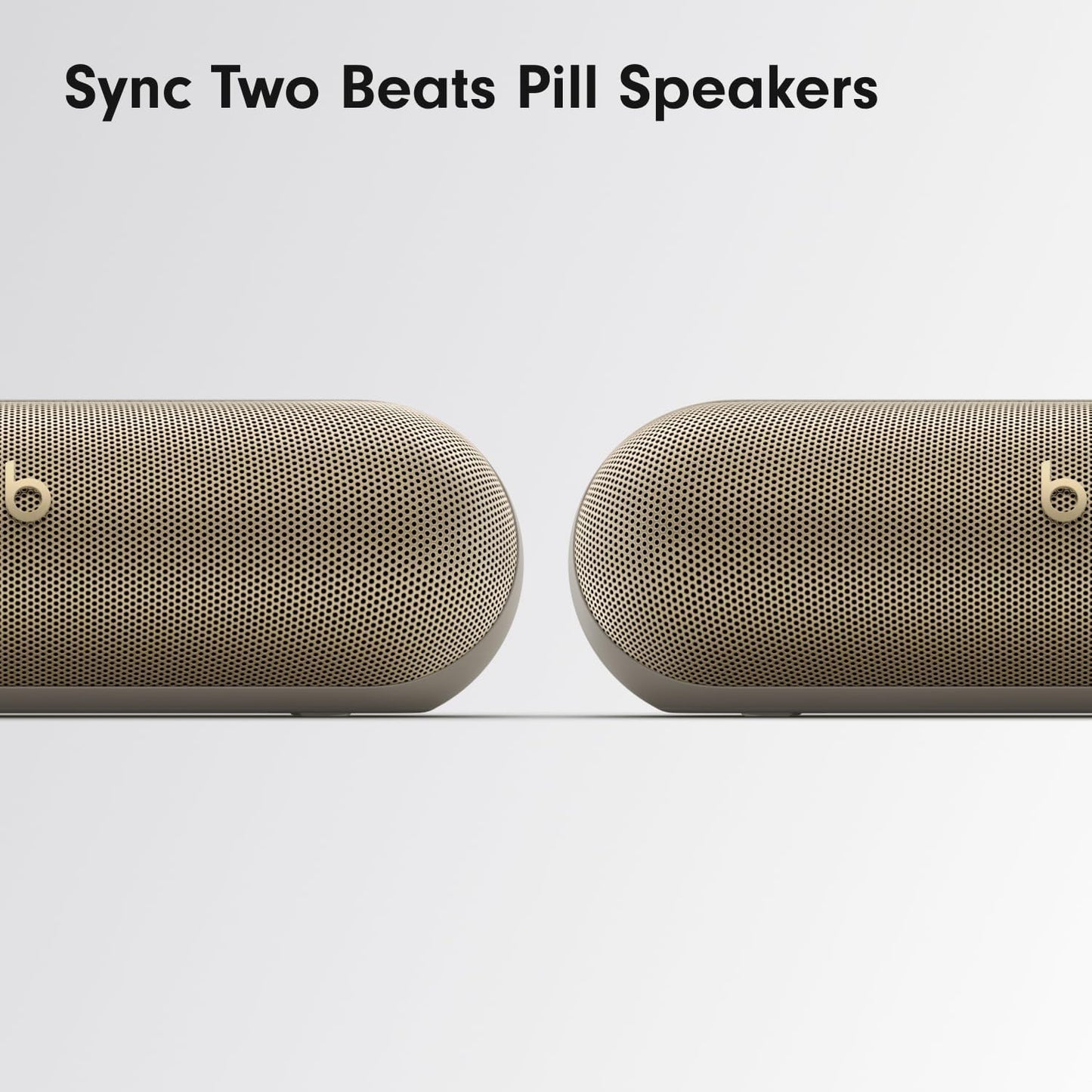 Beats Pill - Portable Bluetooth Speaker- Up to 24H Battery Life, Water Resistant, Bluetooth, Apple & Android Compatible, Seriously Loud Sound for Home, Outdoor and Travel- Champagne Gold
