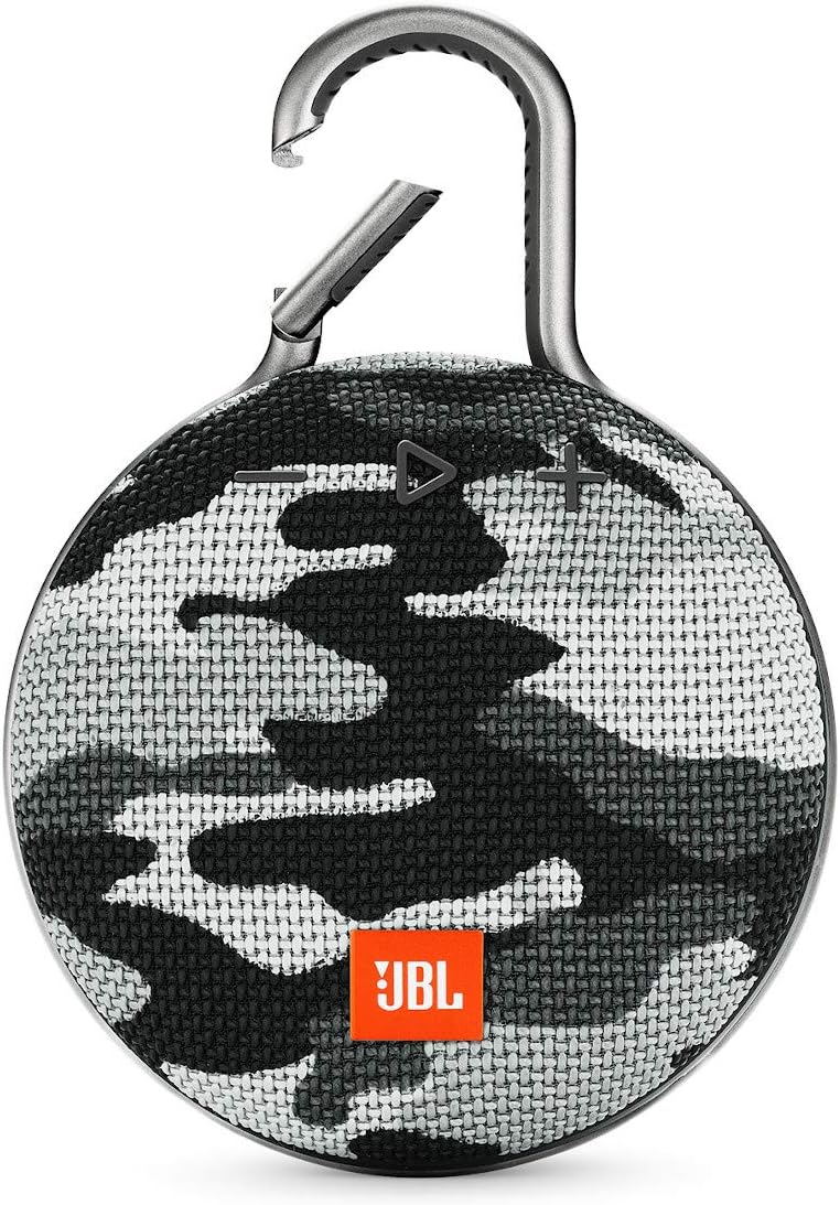 JBL Clip 3, Blue - Waterproof, Durable & Portable Bluetooth Speaker - Up to 10 Hours of Play - Includes Noise-Cancelling Speakerphone & Wireless Streaming