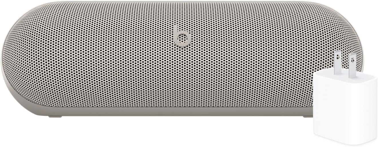 Beats Pill - Portable Bluetooth Speaker- Up to 24H Battery Life, Water Resistant, Bluetooth, Apple & Android Compatible, Seriously Loud Sound for Home, Outdoor and Travel- Champagne Gold