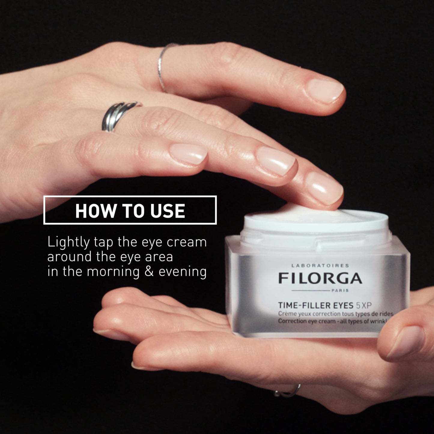 Filorga Time-Filler Eyes Daily Anti Aging and Wrinkle Reducing Eye Cream With Hyaluronic Acid to Minimize Wrinkles and Dark Circles, Lift Eyelids, and Enhance Lashes