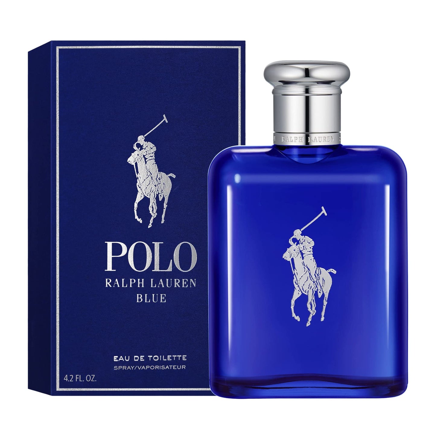 Ralph Lauren - Polo Blue - Eau de Toilette - Men's Cologne - Aquatic & Fresh - With Citrus, Sage, and Suede - Medium Intensity