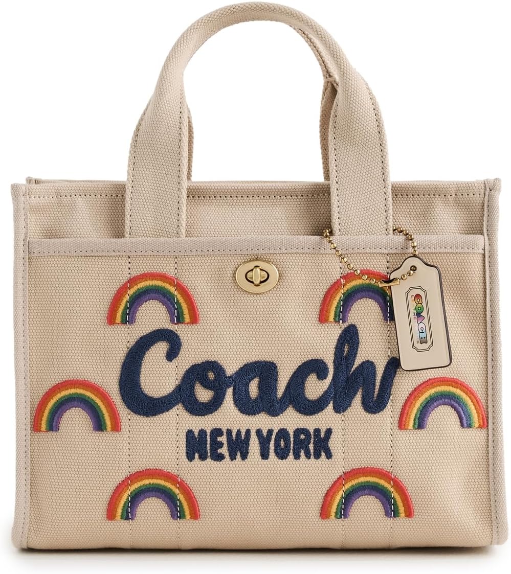 COACH Women's Camo Printed Canvas Cargo Tote 26