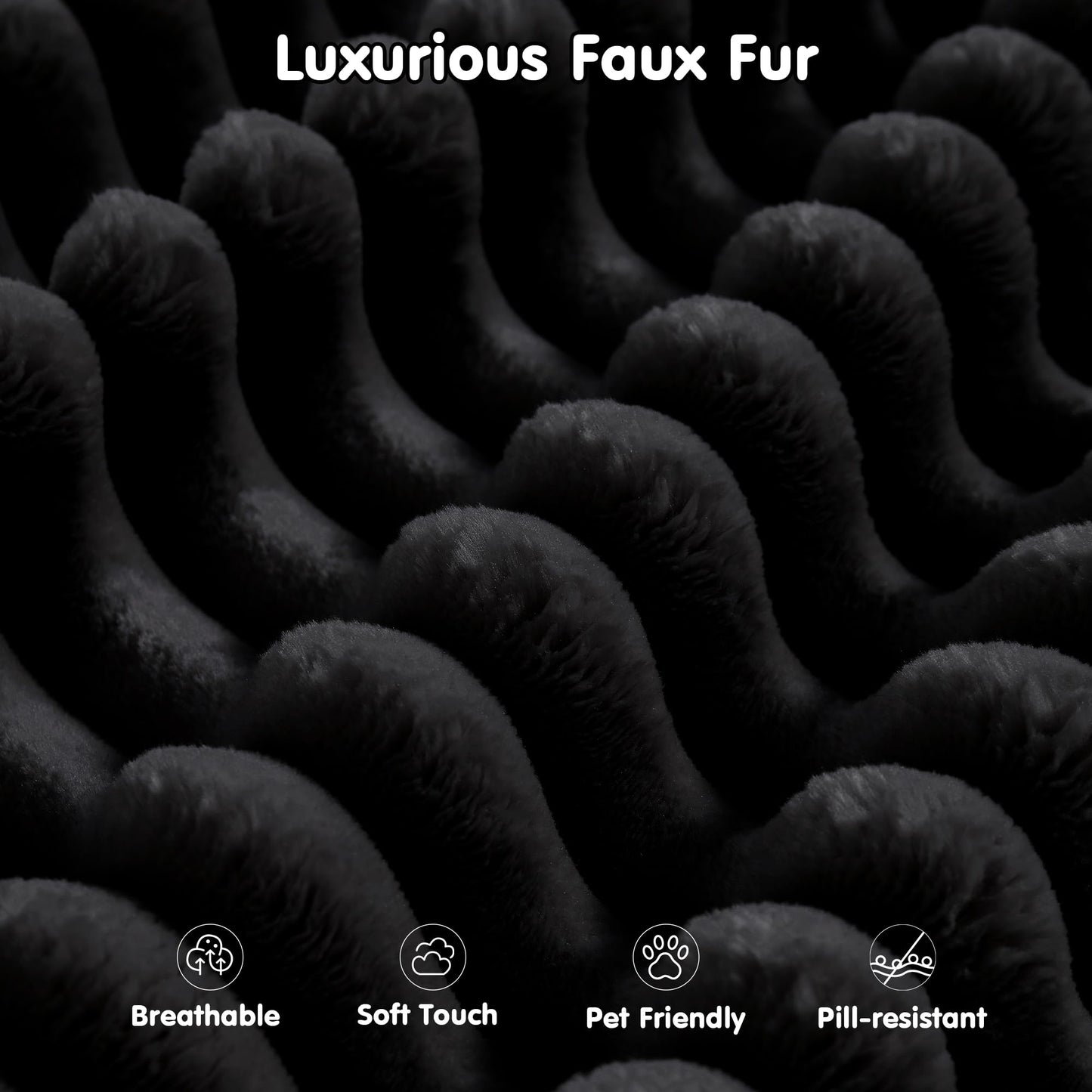 ovios 104" Cloud Sectional Couch with L-Shape Chaise,Modern Modular Sofa with Deep Seat, Upholstered Couches for Living Room Bedroom,No Assembly Required, Black (Corduroy Fabric)