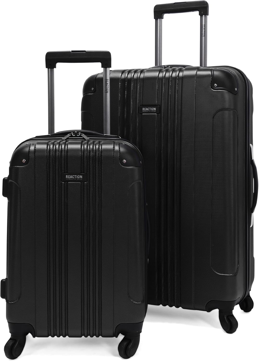 Kenneth Cole REACTION Out of Bounds Lightweight Hardshell 4-Wheel Spinner Luggage, Rose Gold, 2-Piece Set (20" & 28")