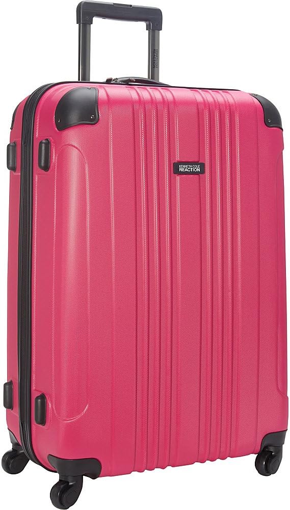 Kenneth Cole REACTION Out of Bounds Lightweight Hardshell 4-Wheel Spinner Luggage, Rose Gold, 2-Piece Set (20" & 28")