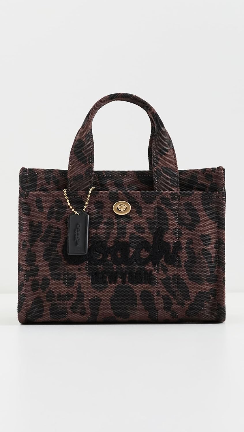 COACH Women's Camo Printed Canvas Cargo Tote 26