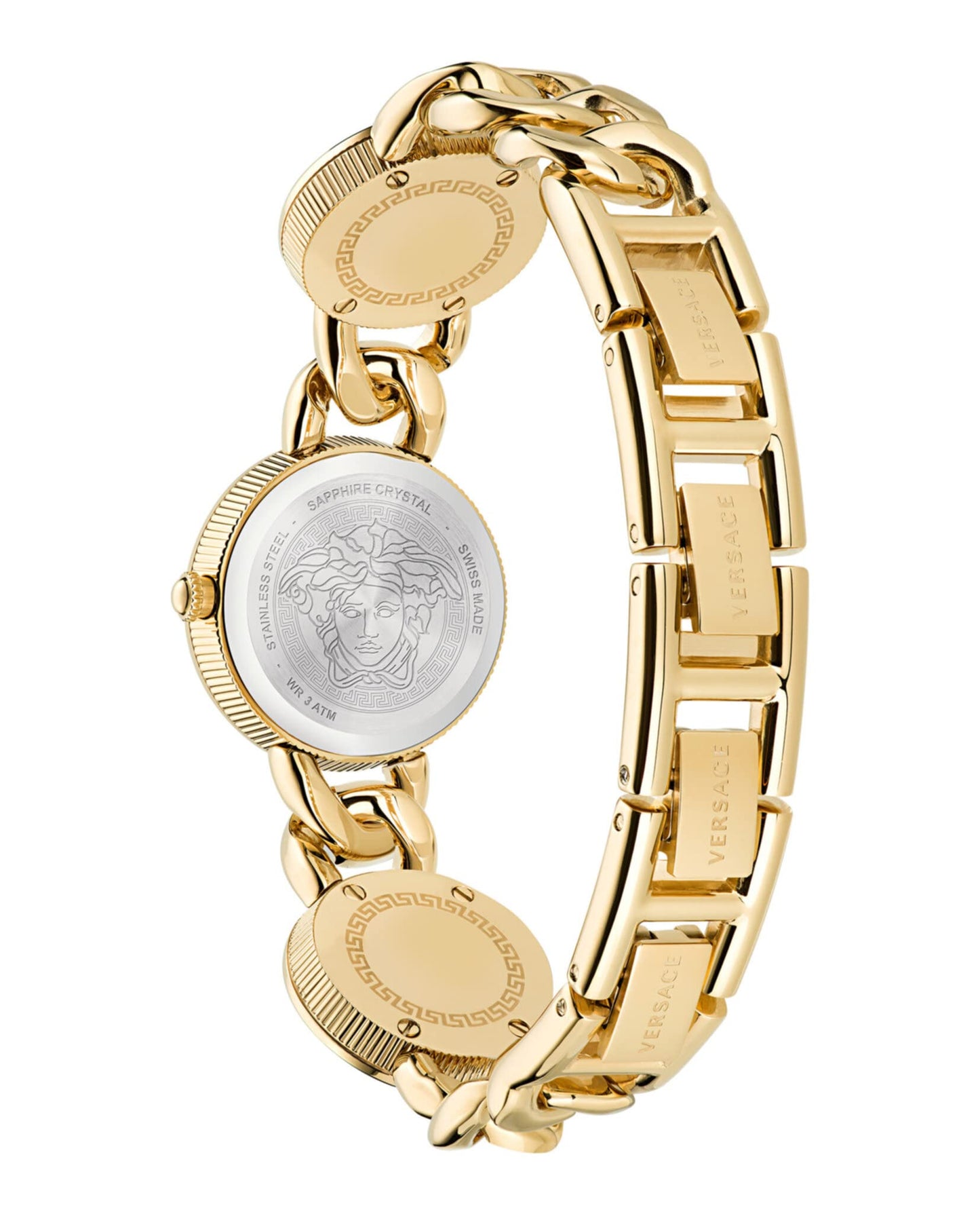 Versace Stud Icon Collection Luxury Womens Watch Timepiece