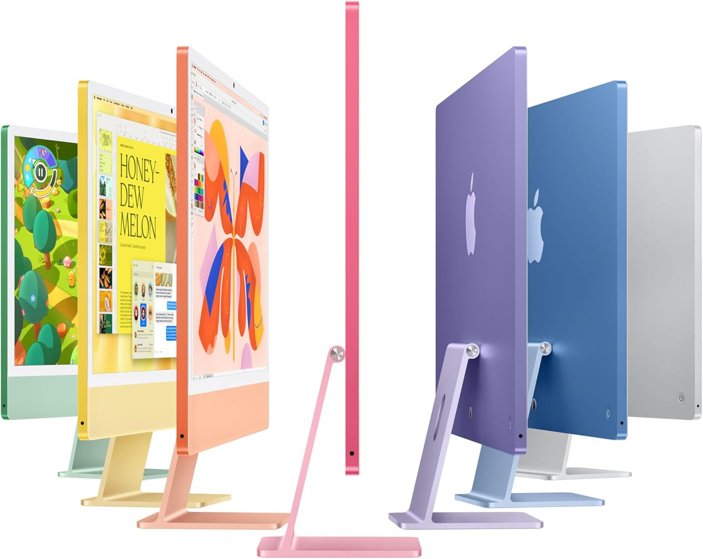 Apple 2024 iMac All-in-One Desktop Computer with M4 chip with 8-core CPU and 8-core GPU: Built for Apple Intelligence, 24-inch Retina Display, 16GB Unified Memory, 256GB SSD Storage; Pink