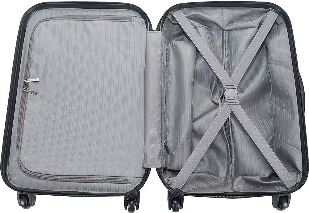 Kenneth Cole REACTION Out of Bounds Lightweight Hardshell 4-Wheel Spinner Luggage, Rose Gold, 2-Piece Set (20" & 28")