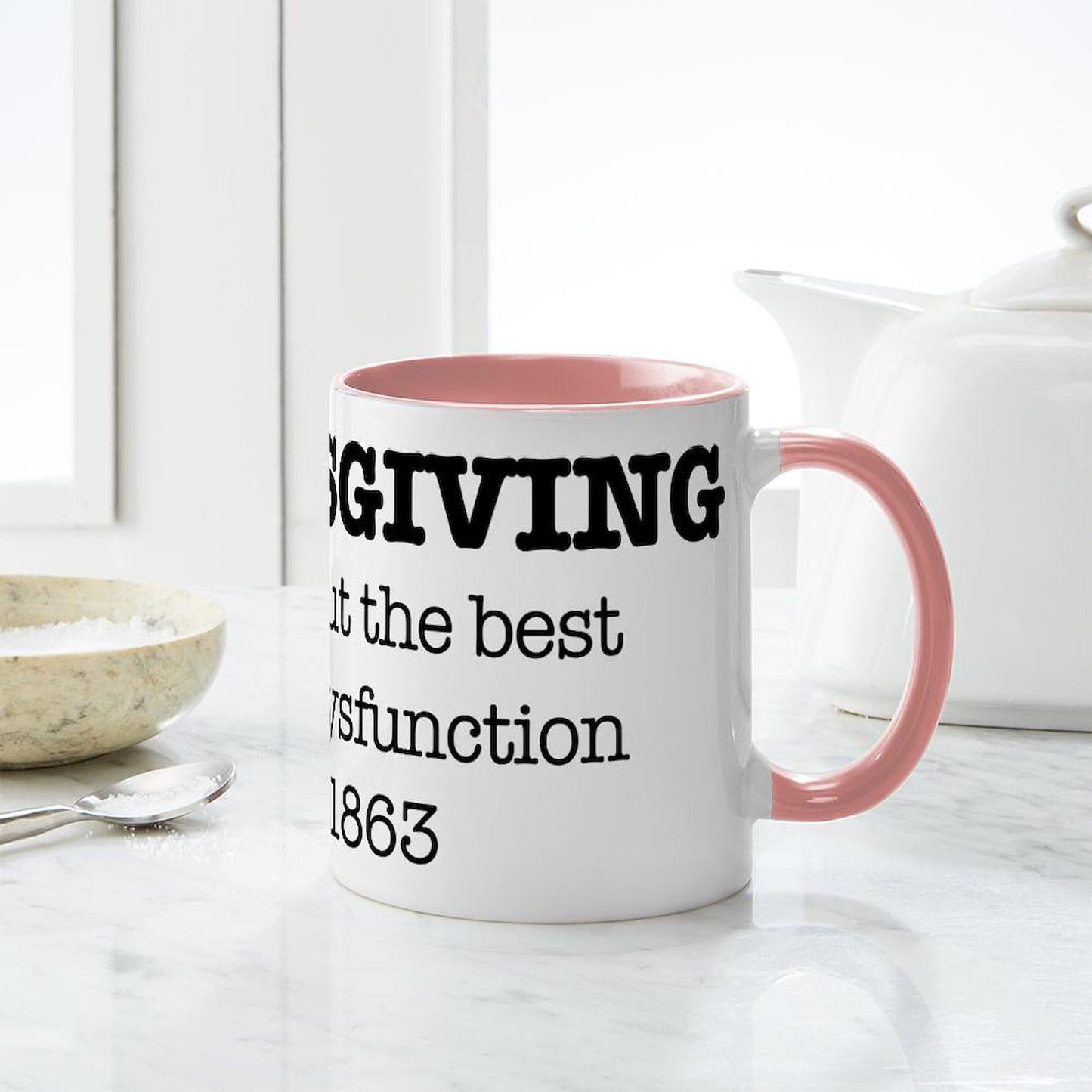 CafePress Happy Thanksgiving Turkey Mugs 11 oz (325 ml) Ceramic Coffee Mug