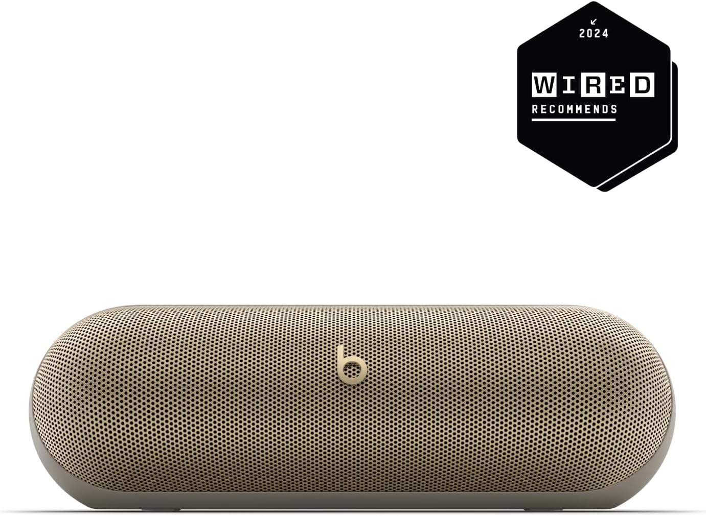 Beats Pill - Portable Bluetooth Speaker- Up to 24H Battery Life, Water Resistant, Bluetooth, Apple & Android Compatible, Seriously Loud Sound for Home, Outdoor and Travel- Champagne Gold