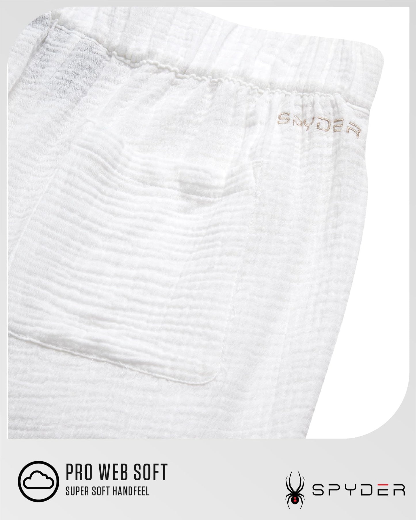 Spyder Womens Shorts - Lightweight Breathable Woven Pull On Shorts for Women with Side Pockets for Casual Daily Wear