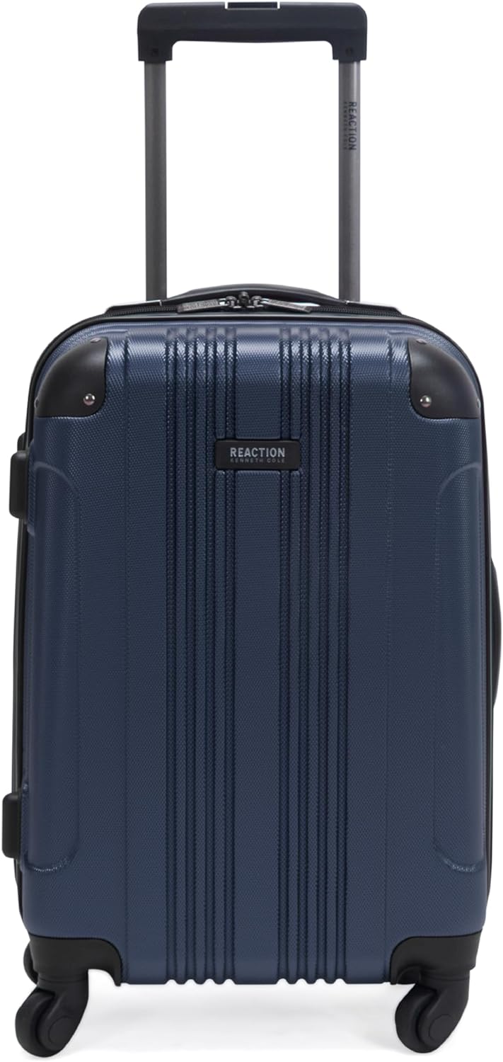 Kenneth Cole REACTION Out of Bounds Lightweight Hardshell 4-Wheel Spinner Luggage, Rose Gold, 2-Piece Set (20" & 28")