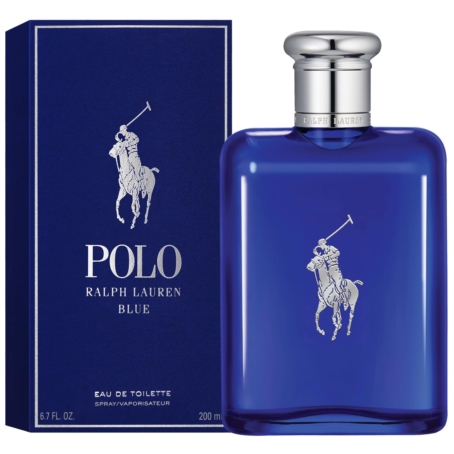Ralph Lauren - Polo Blue - Eau de Toilette - Men's Cologne - Aquatic & Fresh - With Citrus, Sage, and Suede - Medium Intensity