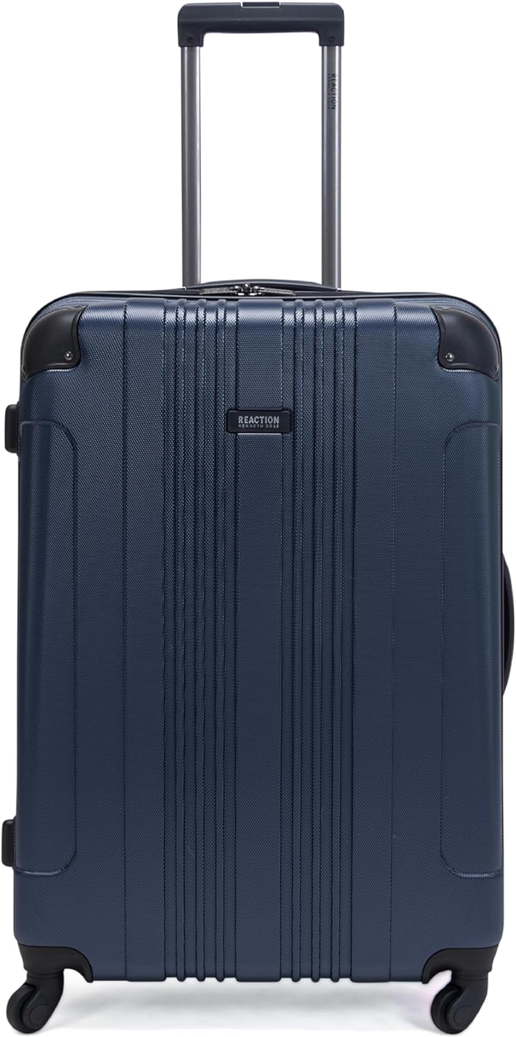 Kenneth Cole REACTION Out of Bounds Lightweight Hardshell 4-Wheel Spinner Luggage, Rose Gold, 2-Piece Set (20" & 28")
