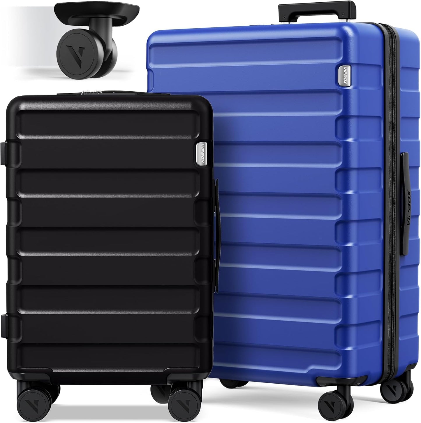 Luggage Sets 3 Piece (3-YEARS VIP SERVICE) Hardside Expandable Lightweight Premium Polycarbonate Simple Beautiful Travel Suitcase with Wheels x1 TSA Approved Lock for Women Men, Green