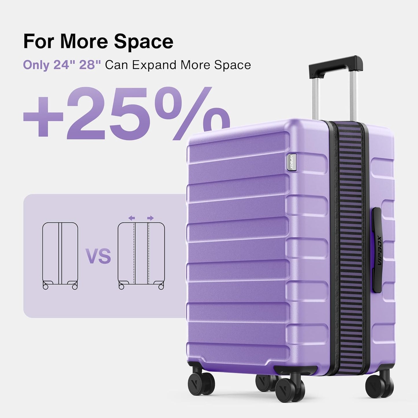 Luggage Sets 3 Piece (3-YEARS VIP SERVICE) Hardside Expandable Lightweight Premium Polycarbonate Simple Beautiful Travel Suitcase with Wheels x1 TSA Approved Lock for Women Men, Green