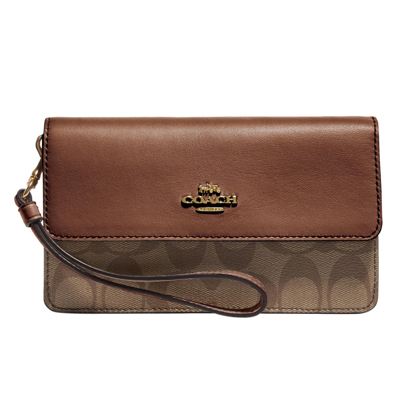 Coach Women's Signature Foldover Wristlet