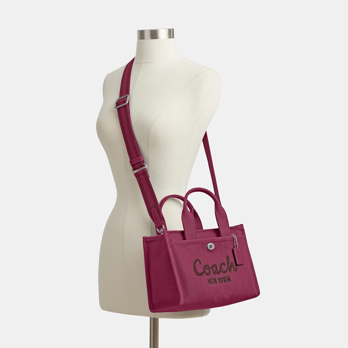 COACH Women's Camo Printed Canvas Cargo Tote 26