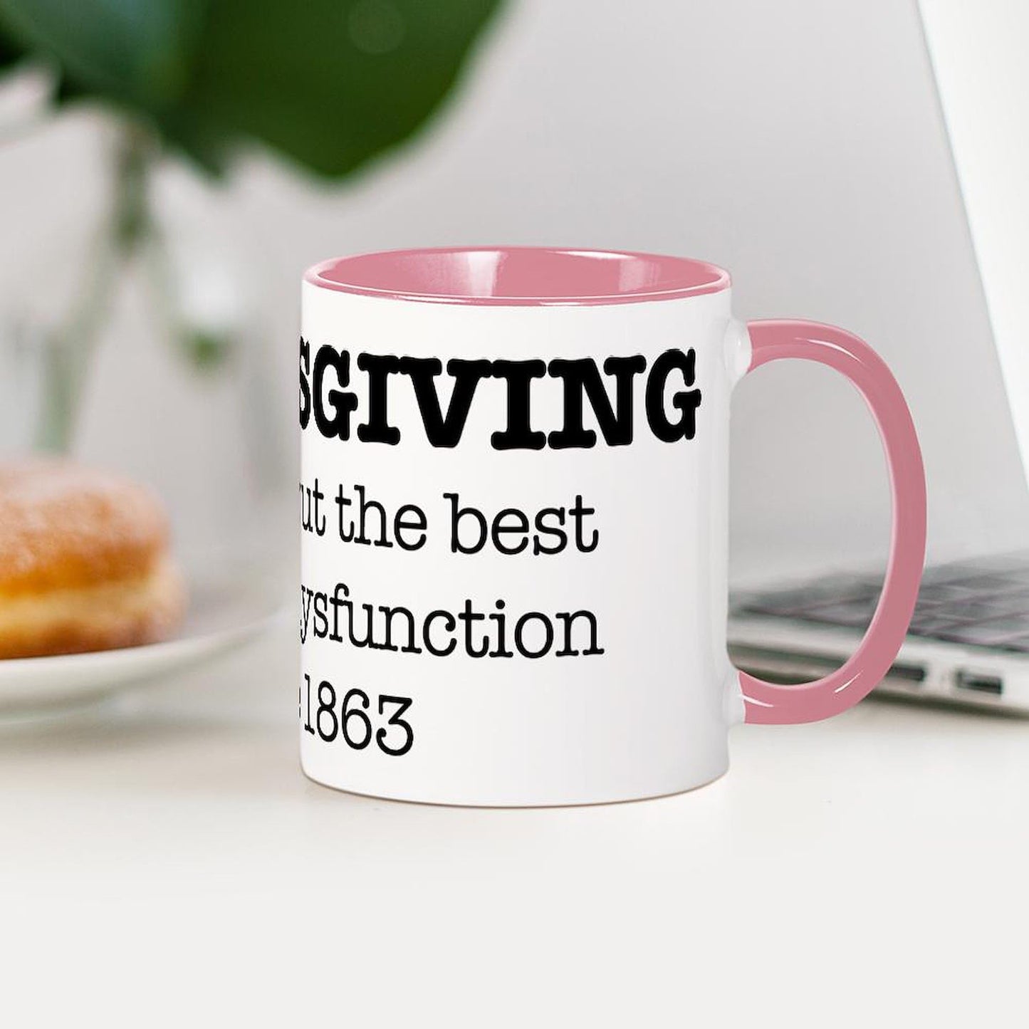 CafePress Happy Thanksgiving Turkey Mugs 11 oz (325 ml) Ceramic Coffee Mug