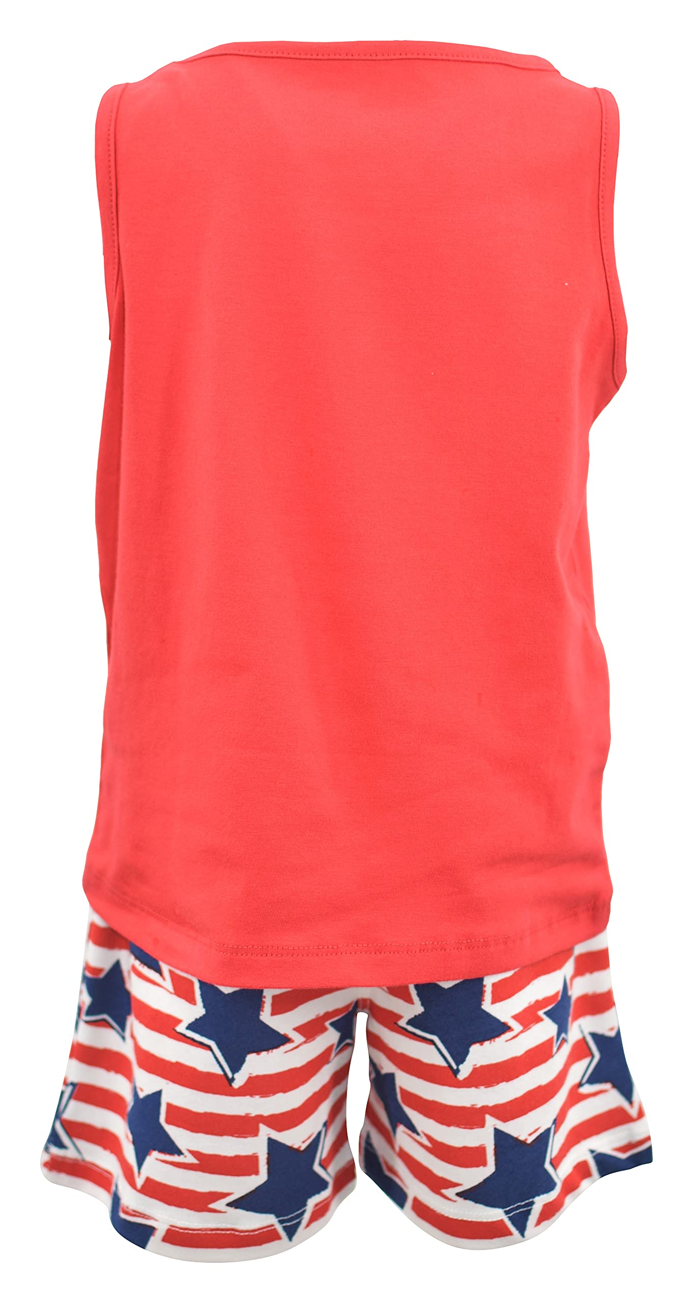 Unique Baby Boys American Boy 4th of July 2pc Tank Shorts Set