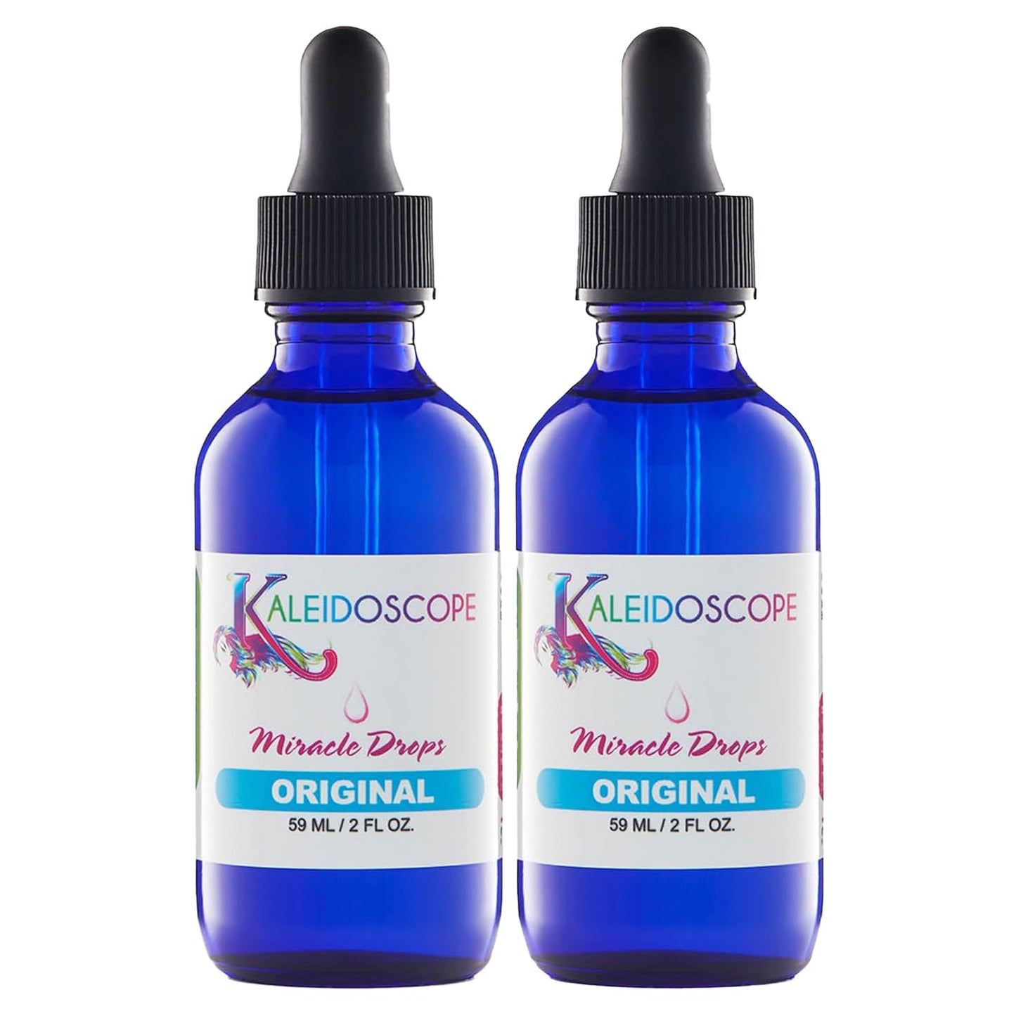 Kaleidoscope Miracle Drops - Quick Absorbing - Fights Dry Scalp - Boosts Hair Growth - 2oz - 2 Pack