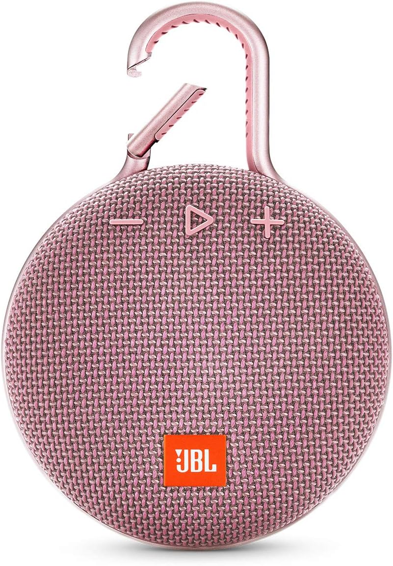 JBL Clip 3, Blue - Waterproof, Durable & Portable Bluetooth Speaker - Up to 10 Hours of Play - Includes Noise-Cancelling Speakerphone & Wireless Streaming