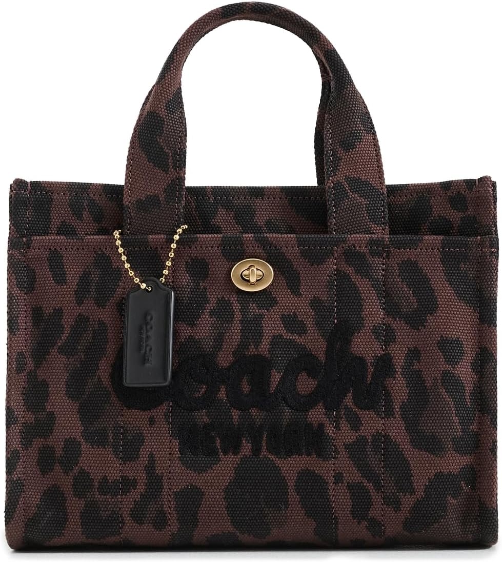 COACH Women's Camo Printed Canvas Cargo Tote 26