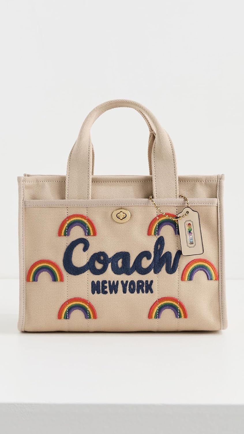 COACH Women's Camo Printed Canvas Cargo Tote 26
