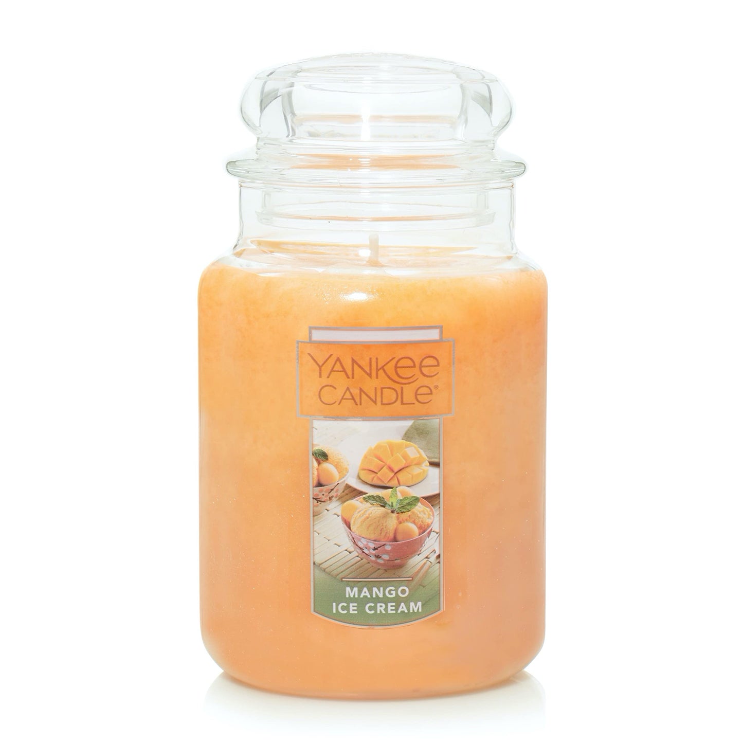 Yankee Candle French Vanilla Scented, Classic 22oz Large Jar Single Wick Candle, Over 110 Hour Burn Time, Ideal for Entertaining, Personal Relaxation, Gifting