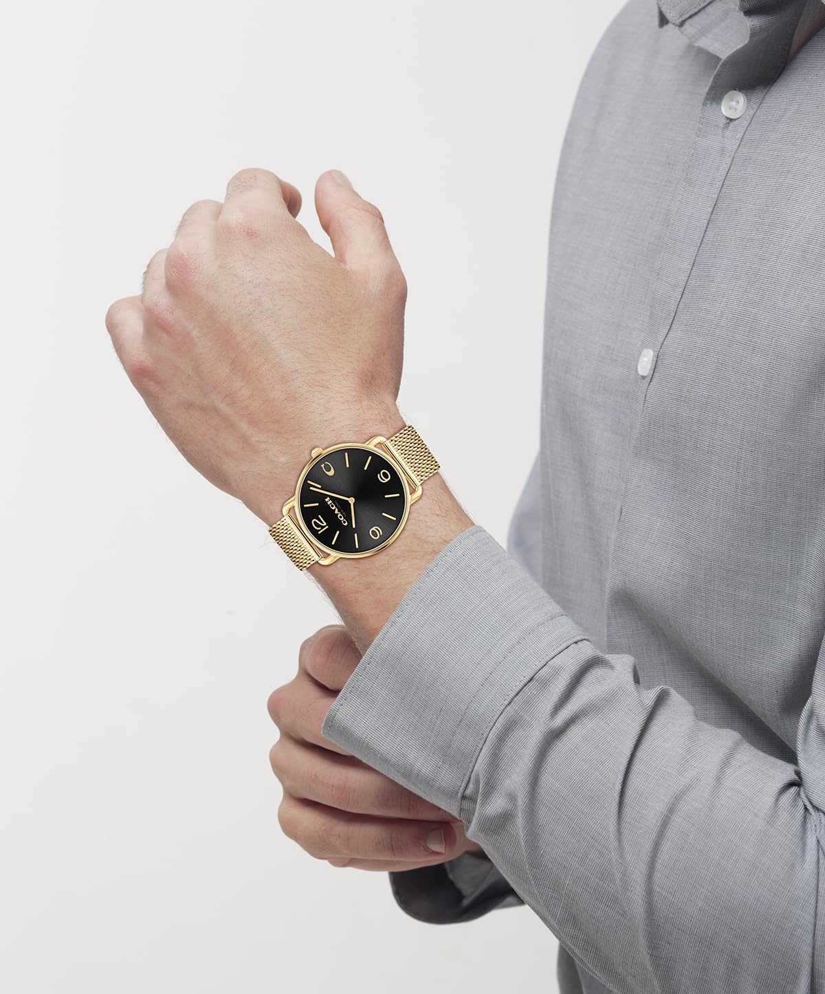 Coach Elliot Men's Watch| Contemporary Elegance with Signature Detailing | Fashion Timepiece for Everyday Wear