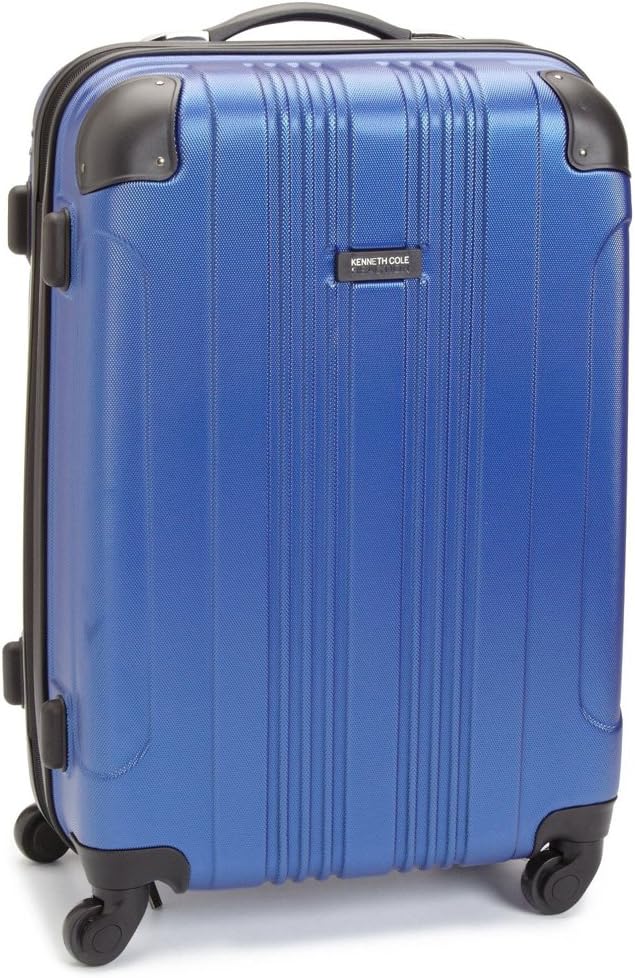 Kenneth Cole REACTION Out of Bounds Lightweight Hardshell 4-Wheel Spinner Luggage, Rose Gold, 2-Piece Set (20" & 28")